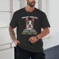 Boston Terrier Brindle Dog Professional Human Trainer Unisex T-Shirt, novelty gifts, funny gifts