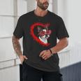 Boston Terrier Dog Mom Dad Valentine’s Day Pet Lover For Men Women Kids Unisex T-Shirt, novelty gifts, funny gifts
