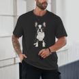 Boston Terrier Dog Motif Pet Art Boston Terrier For Men Women Kids Unisex T-Shirt, novelty gifts, funny gifts