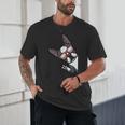 Boston Terrier Dog From Side Boston Bull Unisex T-Shirt, novelty gifts, funny gifts