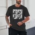 Boston Terrier Dogs With Sunglasses Photo Pets Meme Unisex T-Shirt, novelty gifts, funny gifts