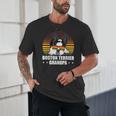 Boston Terrier Grandpa Dog Owner Boston Terrier Unisex T-Shirt, novelty gifts, funny gifts