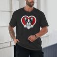 Boston Terrier Heart Cute Puppy Lover Or Dog Owner Unisex T-Shirt, novelty gifts, funny gifts