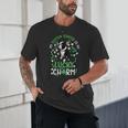 My Boston Terrier Is My Lucky Charm Paw Dog St Patrick's Day Unisex T-Shirt, novelty gifts, funny gifts
