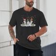 Christmas Boston Terrier Santa Dog Lover Unisex T-Shirt, novelty gifts, funny gifts