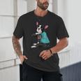 Father's Day Gift Dog Dad Boston Terrier i Love Dad Tattoo Unisex T-Shirt, novelty gifts, funny gifts