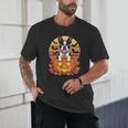 Halloween Retro Boston Terrier Unisex T-Shirt, novelty gifts, funny gifts