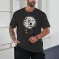 Spooky Halloween Moon Boston Terrier Boston Bull Bostie Unisex T-Shirt, novelty gifts, funny gifts