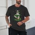 St Patrick's Day Leprechaun Boston Terrier Dog Shamrock For Men Women Kids Unisex T-Shirt, novelty gifts, funny gifts
