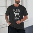 Vintage Boston Terrier Mom Dog Owner Bostie Mother Unisex T-Shirt, novelty gifts, funny gifts