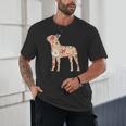 Vintage Floral Boston Terrier For Dog Lover Unisex T-Shirt, novelty gifts, funny gifts