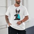 Boston Terrier I Love Mom Apparel Unisex T-Shirt, novelty gifts, funny gifts