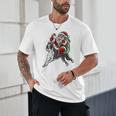 Boston Terrier Santa Claus Hat Merry Christmas Dog X-Mas Unisex T-Shirt, novelty gifts, funny gifts