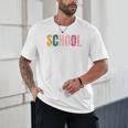 School Psychologist Rainbow Psychology Teacher Unisex T-Shirt, novelty gifts, funny gifts