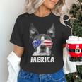 Boston Terrier 4th Of July Merica Men Women USA Flag Vintage Unisex T-Shirt, Boston Terrier 4th Of July Shirts, gift for family, gift for coworker