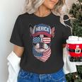 Boston Terrier 4th Of July US Merica Bostie Dog Patriotic For Men Women Kids Unisex T-Shirt, Patriotic Boston Terrier Shirts, Boston Terrier 4th Of July Shirts, gift for family, gift for coworker