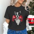Boston Terrier Boxing Unisex T-Shirt, gift for family, gift for coworker