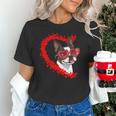 Boston Terrier Dog Mom Dad Valentine’s Day Pet Lover For Men Women Kids Unisex T-Shirt, Boston Terrier Dad Shirts, Boston Terrier Mom Shirts, gift for family, gift for coworker