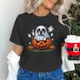 Boston Terrier Ghost Boo Halloween Kids Unisex T-Shirt, Boston Terrier Halloween Shirts, Boston Terrier Ghost Shirts, gift for family, gift for coworker