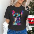 Boston Terrier Lovers Pop Art Boston Terrier Unisex T-Shirt, gift for family, gift for coworker