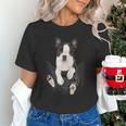 Dog Lovers Boston Terrier In Pocket Dog Face For Men Women Kids Unisex T-Shirt, gift for family, gift for coworker