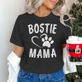 Fun Bostie Mama Dog Lover Apparel Boston Terrier Mom Unisex T-Shirt, Boston Terrier Mom Shirts, gift for family, gift for coworker