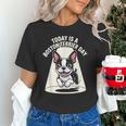 Today Is A Boston Terrier Day Cute Dog Lover Cartoon Unisex T-Shirt, gift for family, gift for coworker