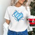 Bavarian Flag As Heart Blue Diamond Bavaria Unisex T-Shirt, gift for family, gift for coworker