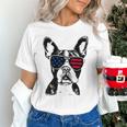 Boston Terrier Dog 4th July America USA Flag Men Women Kids Unisex T-Shirt, Boston Terrier 4th Of July Shirts, gift for family, gift for coworker
