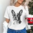 Boston Terrier Dog Motif Pet Illustration Boston Terrier For Men Women Kids Unisex T-Shirt, gift for family, gift for coworker