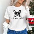 Boston Terrier Dog Owner I Do What I Want Pet Unisex T-Shirt, gift for family, gift for coworker
