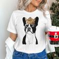Boston Terrier Dog Wearing Crown For Men Women Girls Kids Unisex T-Shirt, gift for family, gift for coworker
