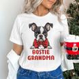 Boston Terrier Grandma Dog Lovers Puppy Bostie Owner Unisex T-Shirt, gift for family, gift for coworker