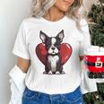 Boston Terrier Mom Dad Bostie Dog Lover Valentines Day Unisex T-Shirt, Boston Terrier Dad Shirts, Boston Terrier Mom Shirts, gift for family, gift for coworker