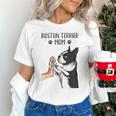 Boston Terrier Mom Dogs Mum Woman Unisex T-Shirt, Boston Terrier Mom Shirts, gift for family, gift for coworker