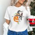 Boston Terrier Pumpkin Jack O Lantern Halloween Unisex T-Shirt, Boston Terrier Halloween Shirts, gift for family, gift for coworker