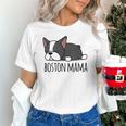 Cute Boston Terrier Boston Mama Unisex T-Shirt, gift for family, gift for coworker