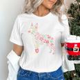 Floral FLower Boston Terrier Mom Grandma Unisex T-Shirt, Boston Terrier Mom Shirts, gift for family, gift for coworker