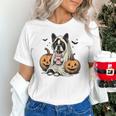 Halloween Boston Terrier Ghost Unisex T-Shirt, Boston Terrier Halloween Shirts, Boston Terrier Ghost Shirts, gift for family, gift for coworker