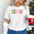 School Psychologist Rainbow Psychology Teacher Unisex T-Shirt, gift for family, gift for coworker