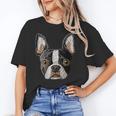 Boston Terrier Cute Puppy Face Dog Lover Pet Owner Women's T-Shirt, trending gift