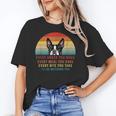 Boston Terrier Dog Every Snack You Make Every Meal You Bake Men Women Women's T-Shirt, trending gift