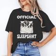 Boston Terrier Dog Official Sleepshirt Pajamas Nightgown For Men Women Girls Kids Women's T-Shirt, trending gift