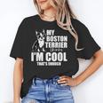 Boston Terrier Dog Women's T-Shirt, trending gift