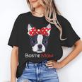 Boston Terrier Mom Bostie Women Girls Women's T-Shirt, Couple Gifts, Mom Gifts, Boston Terrier Mom Gifts, trending gift