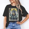 Boston Terrier Tarot Card Dog Women's T-Shirt, Boston Terrier Tarot Gifts, trending gift
