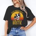 Boston Terrier Never Underestimate a Girl With a Bostie Women's T-Shirt, trending gift