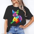 Dog Lover Boston Terrier Dog Colorful Boston Terrier Men Women Kids Women's T-Shirt, trending gift