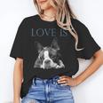 Love Is Boston Terrier Bostie Women's T-Shirt, trending gift