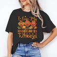 I Love My Kindergarten Turkeys Thanksgiving Teacher Students Women&#x27;s T-Shirt, trending gift